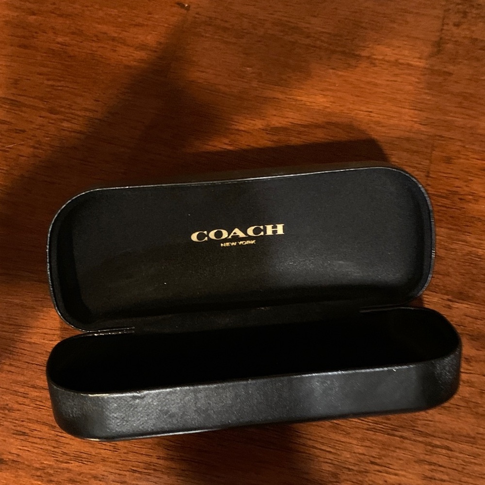 Authentic Coach leather case for large glasses, brand new, rare abd collectible